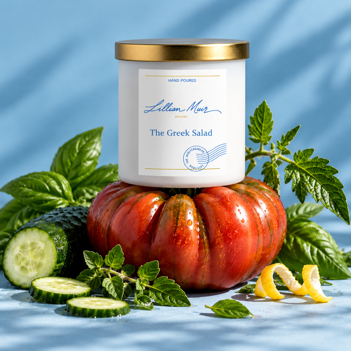 The Greek Salad Candle